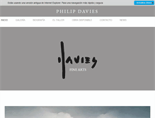 Tablet Screenshot of philipdavies.com